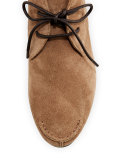 Brii Suede Lace-Up Bootie