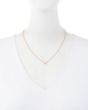 Marquise-Cut Diamond Pendant Necklace in 18K Rose Gold