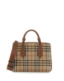 Ballingdon Medium House Check Tote Bag, Honey/Tan