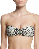 Leopard-Print Accessory Bandeau Top