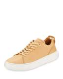 Women's 50mm Leather Low-Top Sneaker
