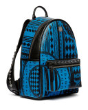 Stark Baroque-Print Medium Backpack
