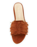 Wiggleroom Fringe Platform Sandal