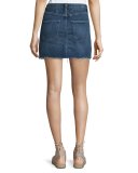 The Mini Cutoff Denim Skirt, Reese