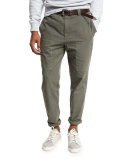 Gabardine Cargo Pants
