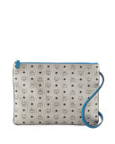 Color Visetos Medium Pouch Bag, Silver