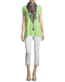 Harva Crochet-Back Top