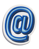 "@" Leather Sticker for Handbag