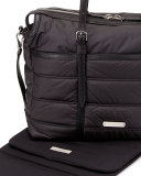 Abbey Quilted Nylon Diaper Tote Bag 