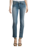 Valetta Straight-Leg Ankle Jeans, Palo Santos