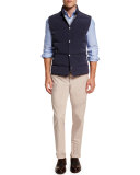 Oxford Button-Down Sport Shirt, Blue