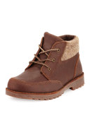 Orin Suede Hiking Boot, Chocolate, Youth