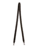 Attica Ring-Embellished Handbag Strap, Black 
