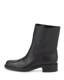 Maud Leather Ankle Boot, Black