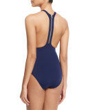 Stella Zip-Back One-Piece Swimsuit