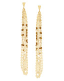 Nude Tassel Duster Earrings