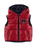 Hooded Reversible Puffer Vest, Size 3-24 Months