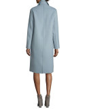 Sleeveless Scuba Sheath Dress, Navy