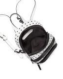 Sloane Nano Studded Leather Backpack, White