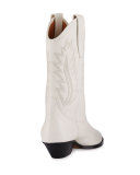 Dallin Leather Western Boot, White
