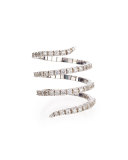 Magic Snake 18k White Gold Diamond Ring