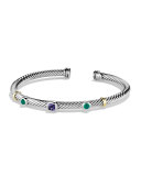 Renaissance Bracelet with Iolite and Gold