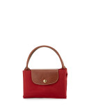 Le Pliage Medium Handbag, Deep Red