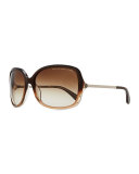 plastic oversized sunglasses