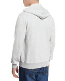 Zip-Up Spa Hoodie, Charcoal