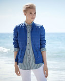 3/4-Sleeve Checkered Shirt
