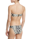 Leopard-Print Accessory Bandeau Top