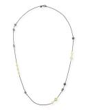 Old World Scroll Keshi Pearl Necklace, 36"