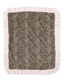 Cheetah-Print Receiving Blanket