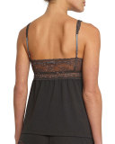 Pandora Lace-Bodice Camisole, Praline/Truffle