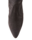 Thighland Suede Over-The-Knee Boot, Slate