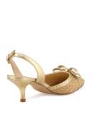 Dede Metallic Slingback Sandal