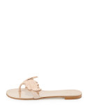 Wings Suede Flat Thong Sandal, Fondontina