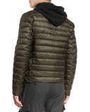 Roland Quilted Down Jacket, Olive