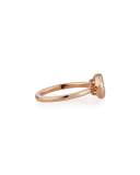 18k Rose Gold Pave Diamond Ring