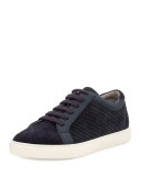 Apollo Suede & Corduroy Low-Top Sneaker