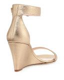 ronia naked wedge sandal, quartz