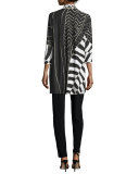 3/4-Sleeve Animal Instinct Cardigan 