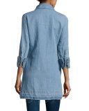 Bacall Chambray Tunic Shirtdress