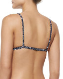 Glow-Dot Pattern Convertible Swim Top