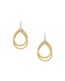 Cairo Small Hoop Earrings with Diamonds