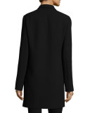 Janna Double-Breasted Wool Jacket, Black