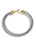 Cable Buckle Bracelet with Gold