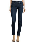 Organic Soft Stretch Skinny Jeans, Washed Indigo  
