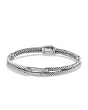 Petite Pavé Mini Single-Loop Bracelet with Diamonds