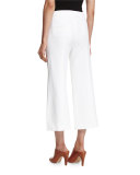 Wide-Leg Crisscross Trousers